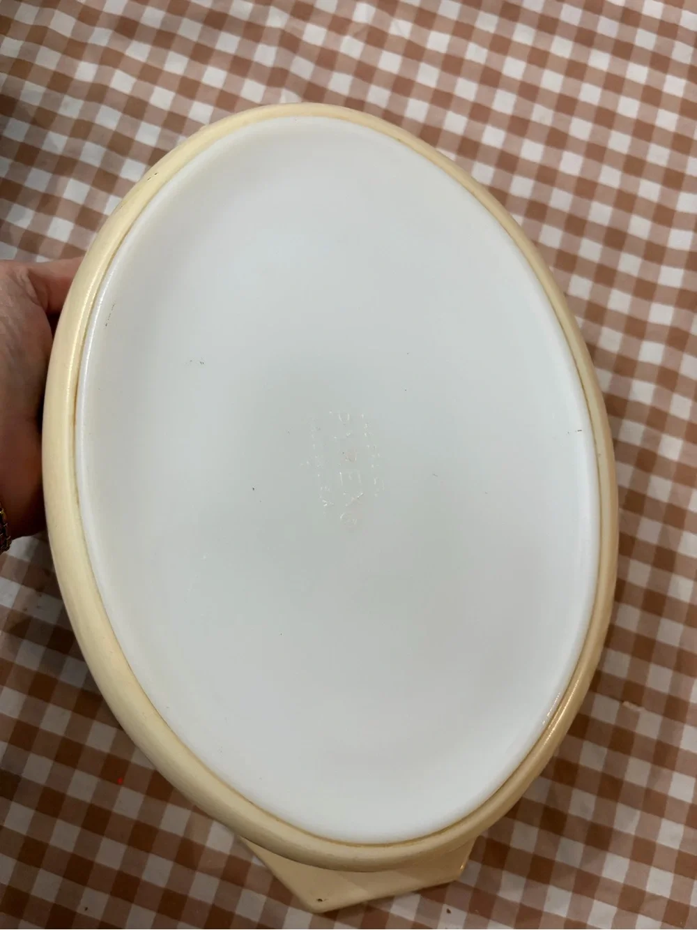 Vintage Pyrex 045 2-1/2 Qt Golden Acorn Oval Casserole Dish Made In USA